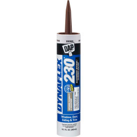 DAP® DYNAFLEX 230® 100 Waterproof WindowDoor & Trim Sealant - 10.1 oz Brown -7079818418 7079818418 - Pkg Qty 12