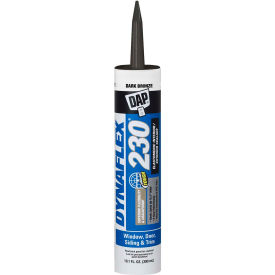 DAP® DYNAFLEX 230® 100 Waterproof WindowDoor&Trim Sealant- 10.1 oz Dark Brz -7079818420 7079818420 - Pkg Qty 12