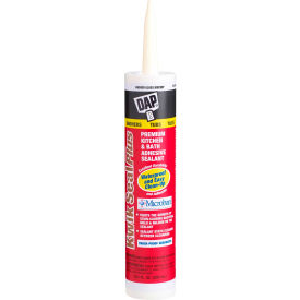 DAP® KWIK SEAL PLUS® Adhesive Sealant w/ MICROBAN®- 10.1oz Gloss Biscuit -7079818519 7079818519 - Pkg Qty 12