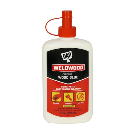 Wood Glue, Weldwood Series, Yellow, 3 day Full Cure, 16 oz, Bottle MPN:00497