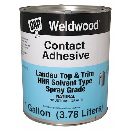Spray Adhesive, Weldwood Landau Top and Trim Series, Clear, 1 gal MPN:233