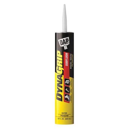 Floor Adhesive, Subfloor Series, Tan, 28 oz, Cartridge MPN:27515