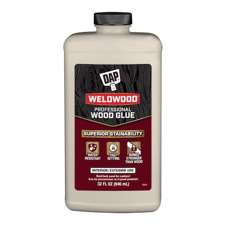 Professional Wood Glue, Weldwood Series, 32 fl oz, Bottle MPN:7079800482