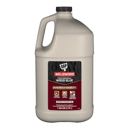 Professional Wood Glue, Weldwood Series, 1 gal, Jug MPN:7079800483