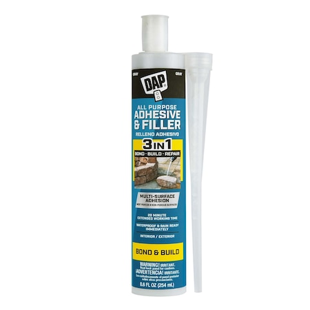 Construction Adhesive, All Purpose Series, 8.6 fl oz, Cartridge MPN:7079828000