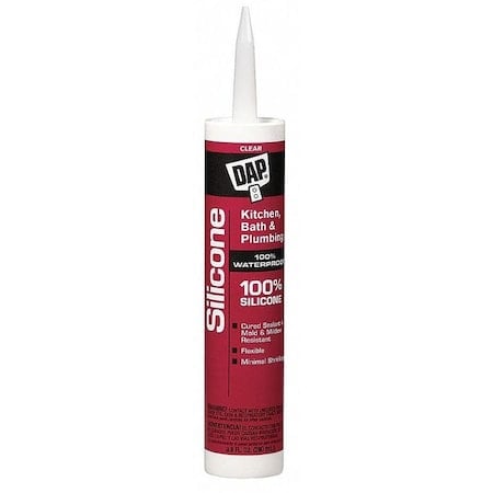 K&B 100% Silic RUBBERSEAL.CLEAR 10.1 FL. OZ. MPN:08648