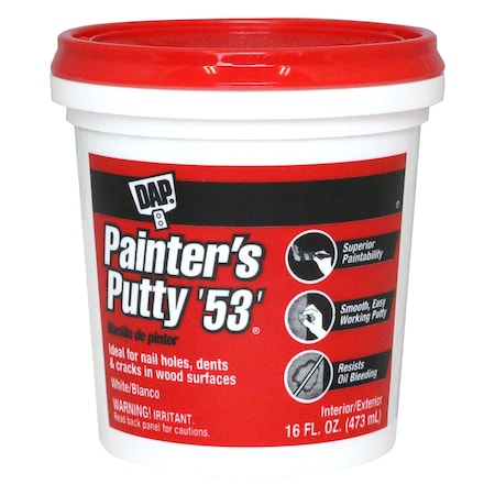 PAINTER'S Putty '53' White 1 Pt MPN:12242