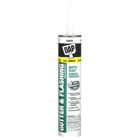 Butyl-Flex Gtr&Flash SEAL. 18184 Whte 10.1 FL.OZ MPN:18182