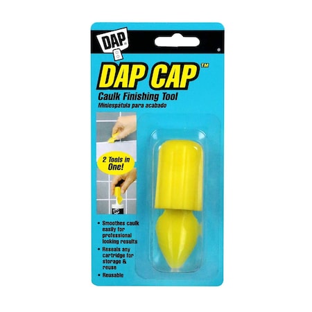 Dap Cap Caulk Finishingtool Yellow 1 EA. MPN:18570