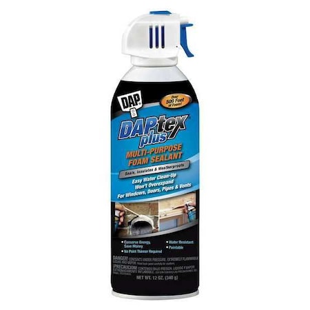 Daptex Plus Multi-Purp Foam SEAL.WHTE 12OZ MPN:18836