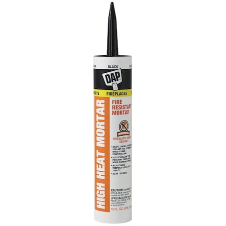 High Heat Mortar Black 10 FL. OZ. MPN:18854