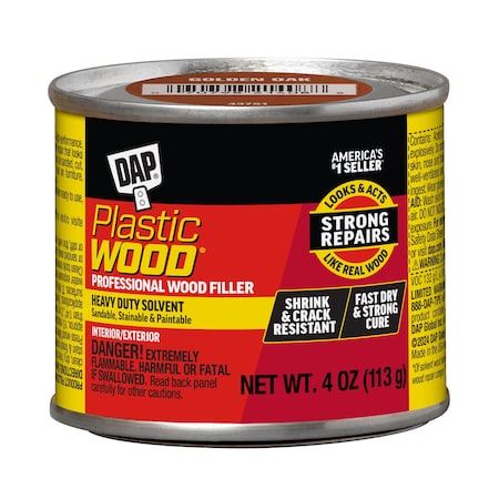 Plastic Wood Solvent Wood Filler Golden Oak 4OZ. MPN:21408