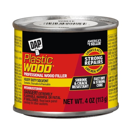 Plastic Wood Solvent Wood Filler White 4 OZ. MPN:21412