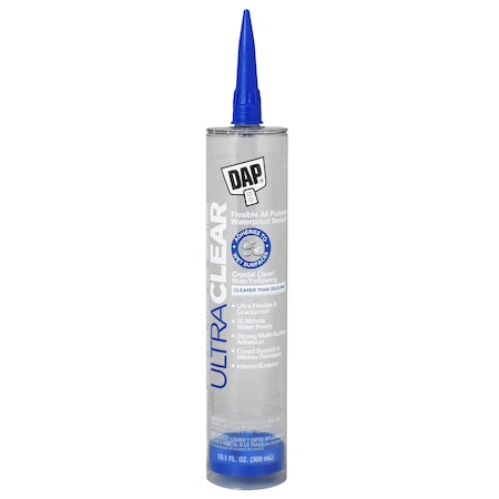 Hybrid Sealant, 10 oz, Cartridge, Clear, Hybrid Base, Ultra Clear MPN:7079818388