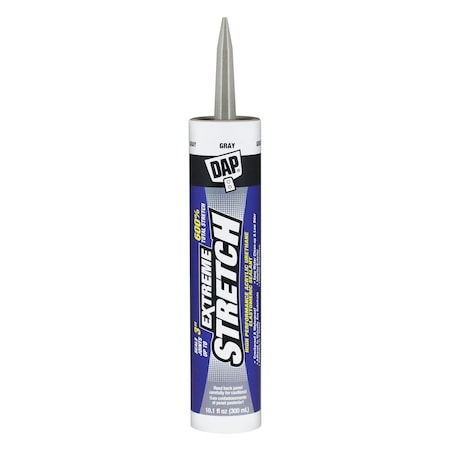 Acrylic Urethane Sealant, 10 oz, Cartridge, Gray, Acrylic Base, Extreme Stretch MPN:7079818710