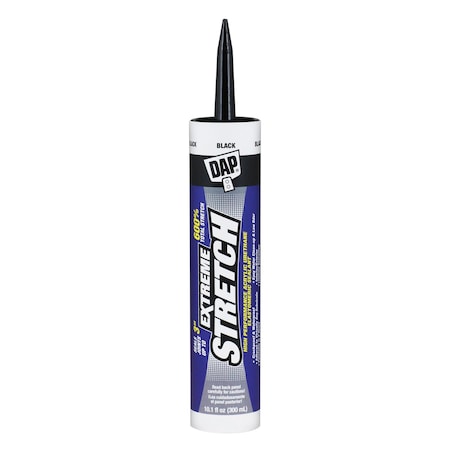 Acrylic Urethane Sealant, 10 oz, Cartridge, Black, Acrylic Base, Extreme Stretch MPN:7079818713