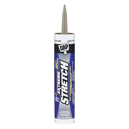 Acrylic Urethane Sealant, 10 oz, Cartridge, Limestone, Acrylic Base, Extreme Stretch MPN:7079818714