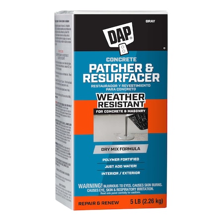 Concrete Repair Compound, Box, Gray, Concrete Patcher & Resurfacer MPN:10466