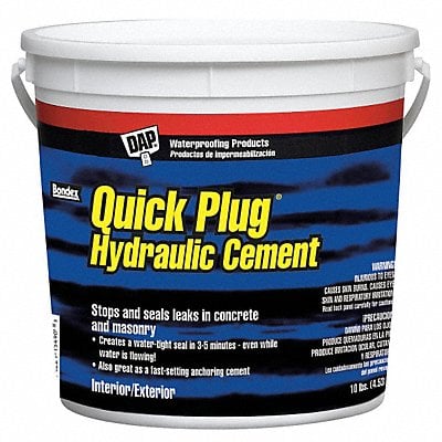 Hydraulic Cement Quick Plug 10 lb MPN:14090