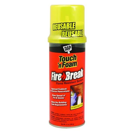 Spray Foam Sealant Kit, Aerosol Application Method Aerosol Can, Orange, 2-3:1 Expansion Ratio MPN:7565010012