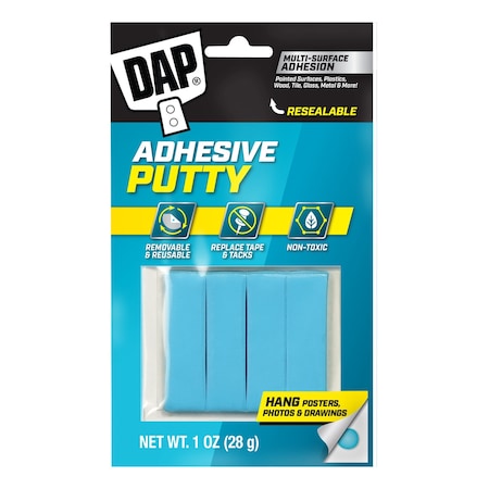 Adhesive Putty, 1 oz Container Size, Bag, RapidFuse, Blue MPN:01201