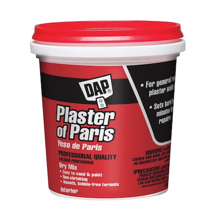 Plaster of Paris, 4 lb, Tub, White, Plaster of Paris MPN:10308