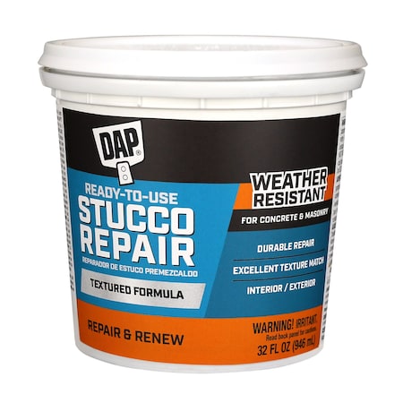 Stucco Patch, In/Out, White, RTU, QT, PK6 MPN:7079810504