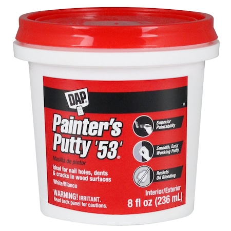 Painter's Putty '53', White, 8 oz (7079812240) MPN:7079812240