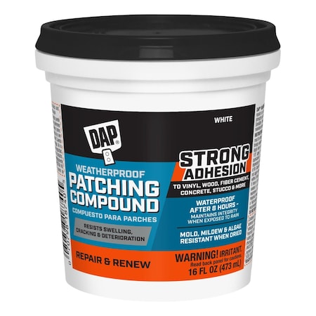 Advanced Exterior Filler, Pail, White, Platinum Patch MPN:7079818741