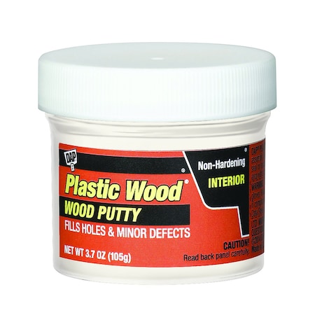 Plastic Wood Wood Putty, PK6 3.7 oz Size, White MPN:7079821245