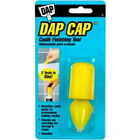 DAP® DAP CAP™ Caulk Finishing Tool - Yellow - 7079818570 7079818570 - Pkg Qty 12