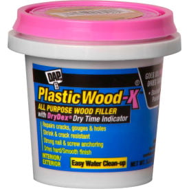 DAP® Plastic Wood-X® Latex All Purpose Wood Filler - 5.5 oz. Natural - 7079800540 7079800540 - Pkg Qty 12