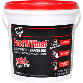 DAP® FAST'N FINAL® Lightweight Spackling - 1 Gal. White - 7079812143 7079812143 - Pkg Qty 4