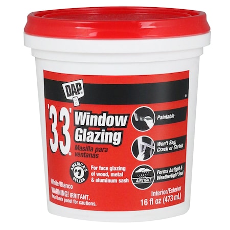 Window Glazing 16 FL OZ White MPN:7079812121