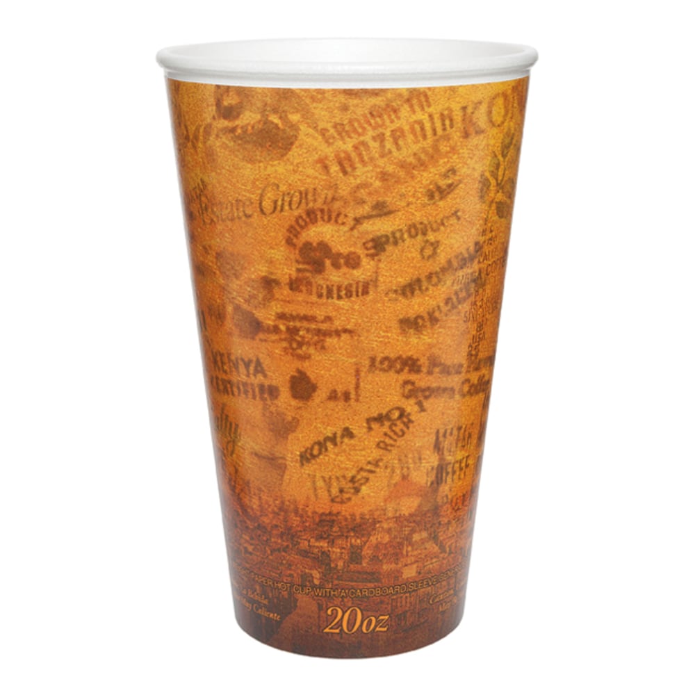 Dart Escape Print ThermoThin Insulated Cup - 20 fl oz - Multi - Foam - Hot Drink, Cold Drink, Beverage - 20/Bag - 25 / Carton MPN:20U16ESC