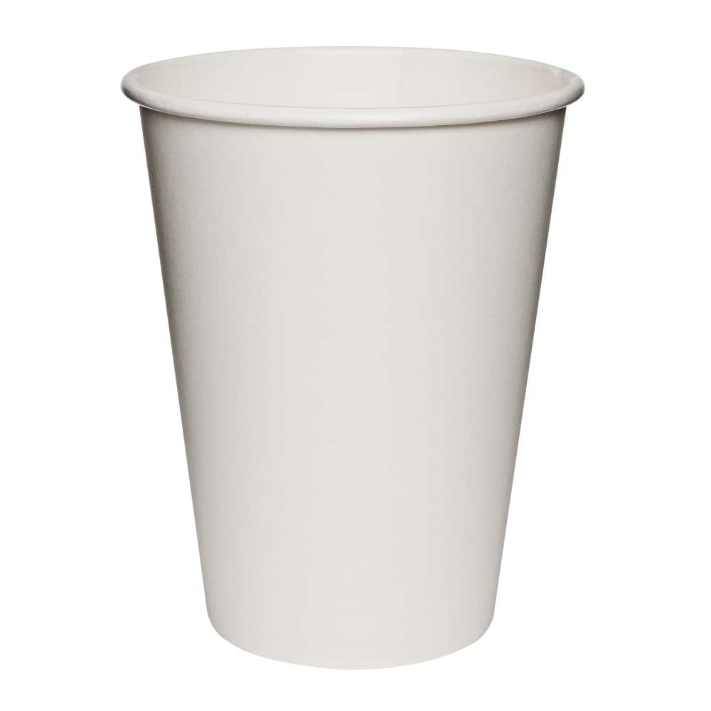 Solo Cup Polycoated Hot Paper Cups, 12 Oz, White, 50 Cups Per Sleeve, Case Of 20 Sleeves MPN:412WN-2050