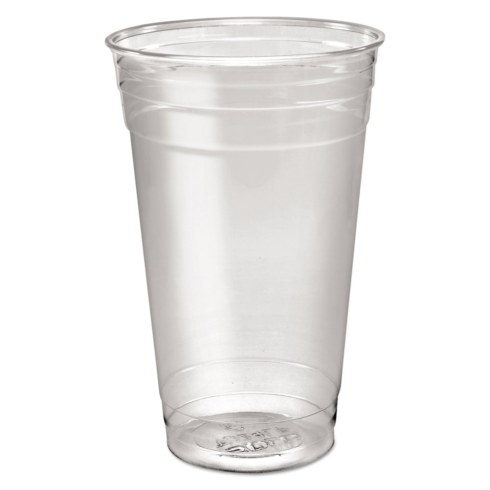 SOLO Cup Company Ultra Clear PET Cold Cups, 24 Oz, Clear, 50 Cups Per Sleeve, Carton Of 12 Sleeves MPN:DCC TD24