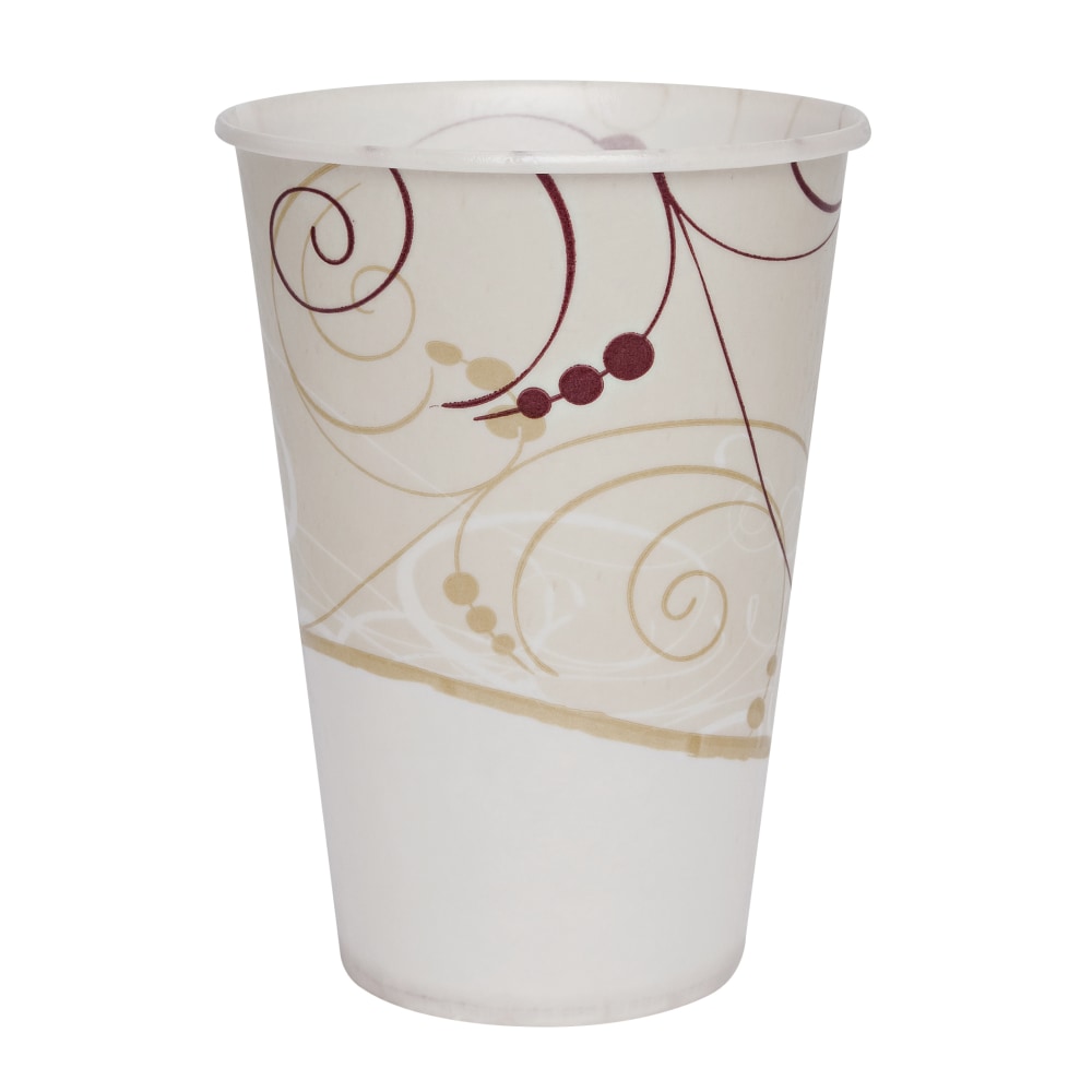 Solo Cup Waxed Paper Cups - 7 fl oz - 2000 / Carton - Beige - Paper - Milk Shake, Smoothie MPN:R7NJ