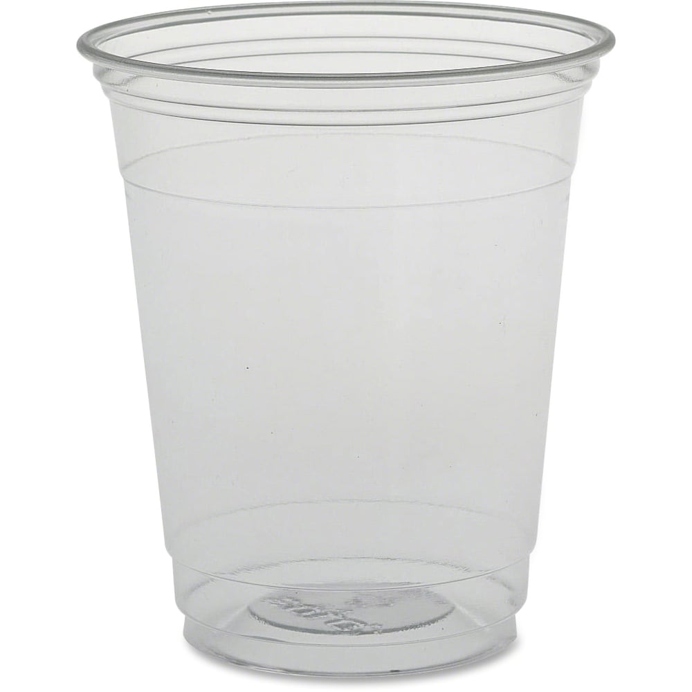 Solo Cup Ultra Clear 12 oz Practical-Fill Cold Cups - 50.0 / Pack - 20 / Carton - Clear - PETE Plastic - Cold Drink, Water, Juice, Soda MPN:TP12