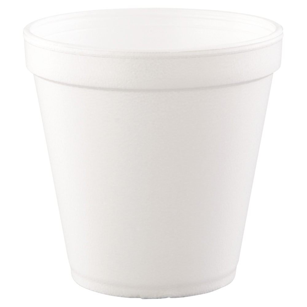Dart Foam Food Containers, 16 Oz, White, 25 Containers Per Bag, Carton Of 20 Bags MPN:16MJ20