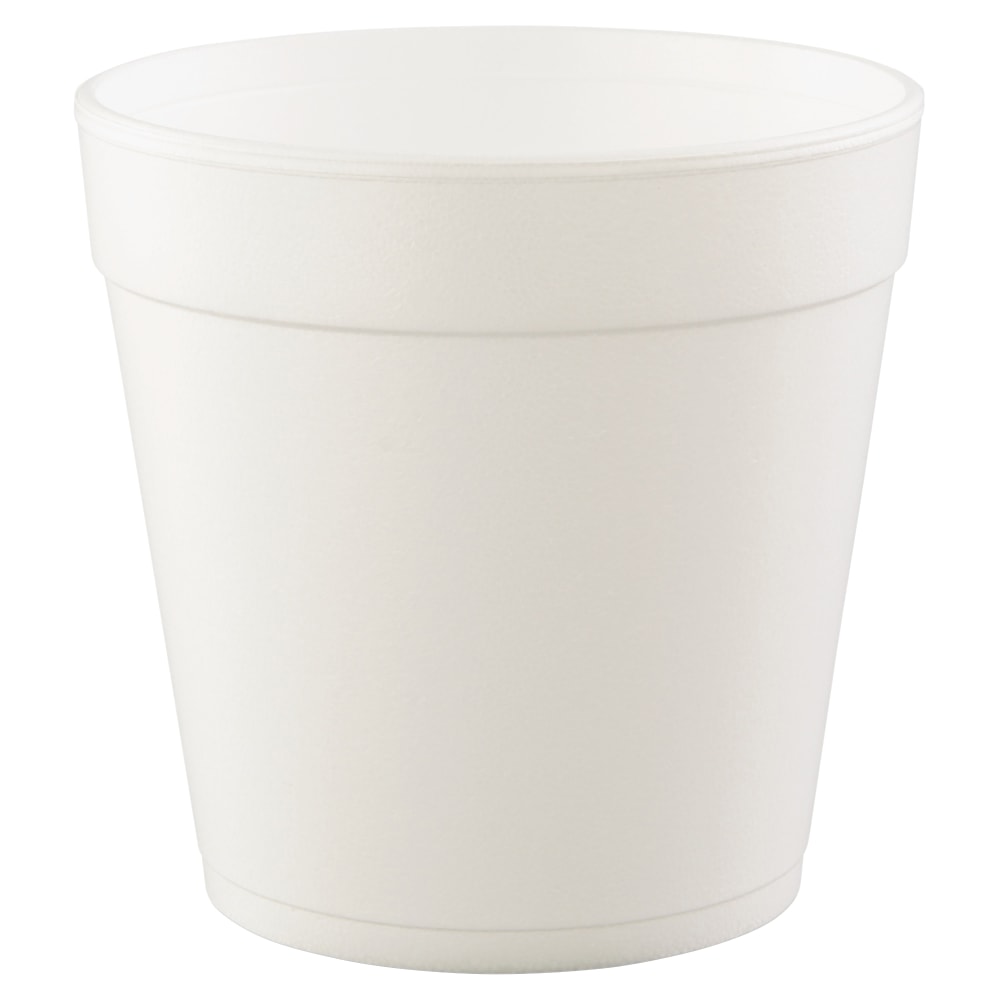 Dart Foam Food Containers, 32 Oz, White, 25 Containers Per Bag, Carton Of 20 Bags MPN:32MJ48