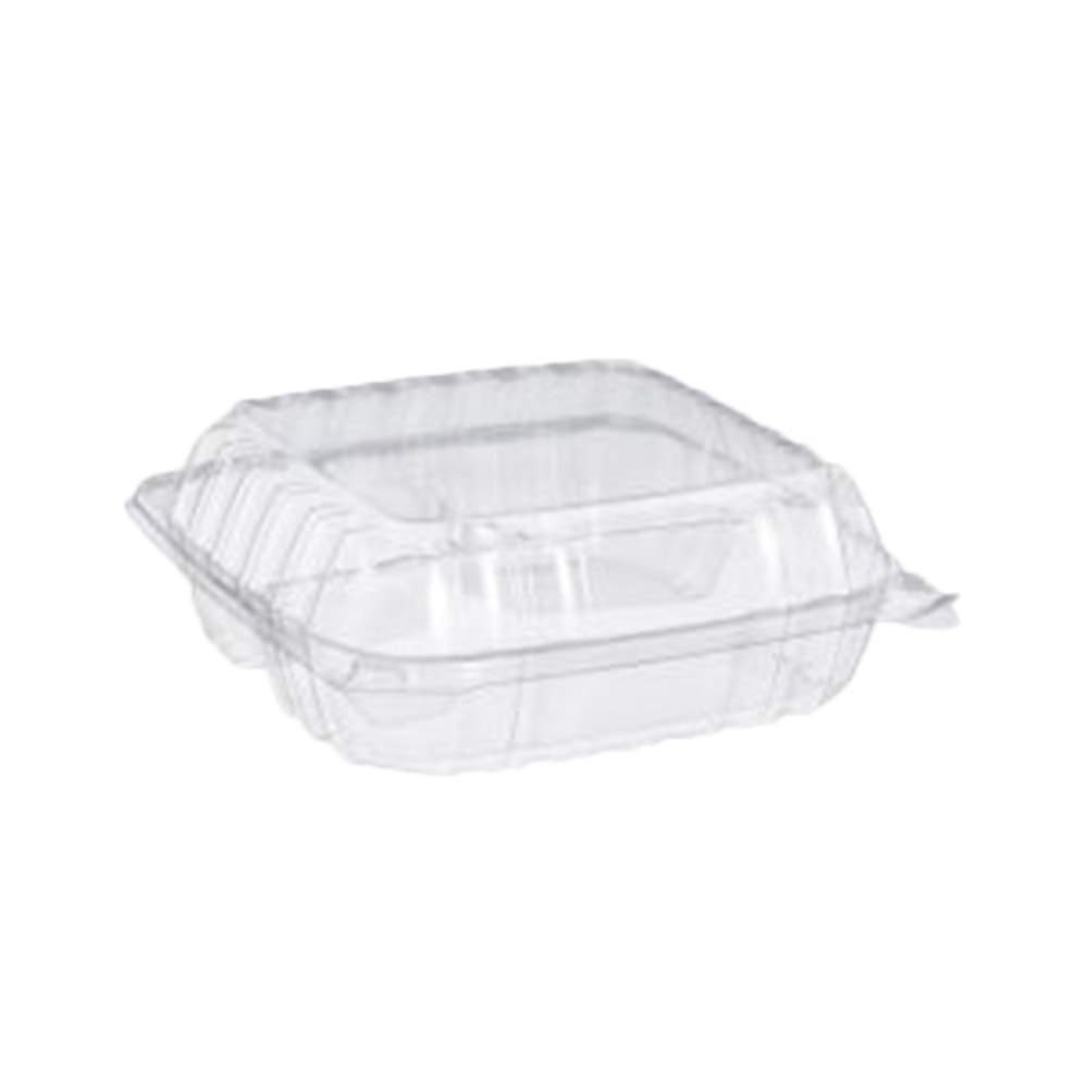 Hinged 3-Compartment Container, 8in x 8in, Clear, Carton Of 250 MPN:C90PST3