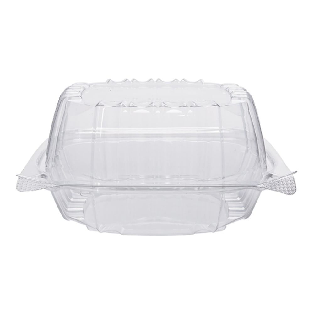 Dart ClearSeal Plastic Hinged Container, 6inH x 5.8inW x 3inD, Clear, Pack Of 125, Carton Of 2 Packs MPN:DCCC57PST1