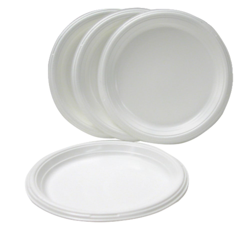 Dart Heavyweight Plastic Plates, 9in Diameter, White, Bag Of 125 (Min Order Qty 3) MPN:12501709