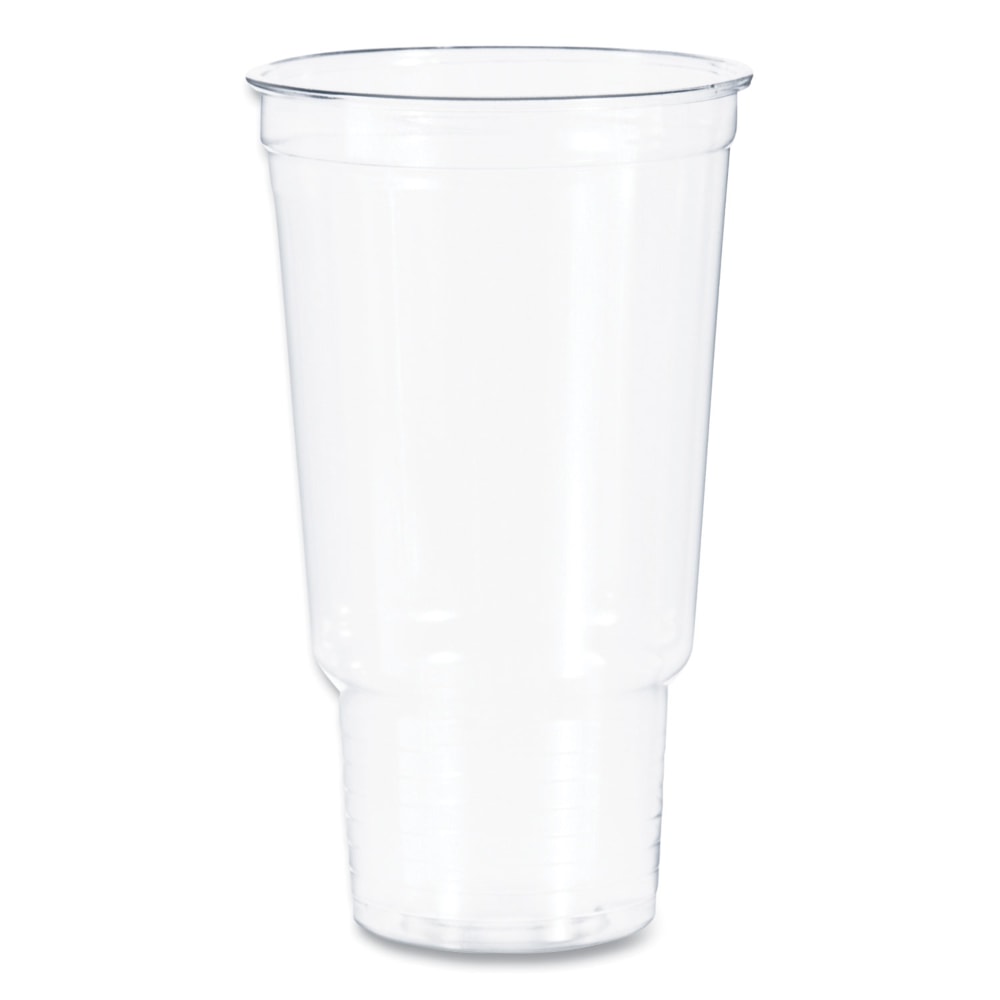 Dart Solo Ultra Clear Pedestal PET Cups, 32 Oz, Clear, Bag Of 25 Cups, Carton Of 20 Bags MPN:32AC