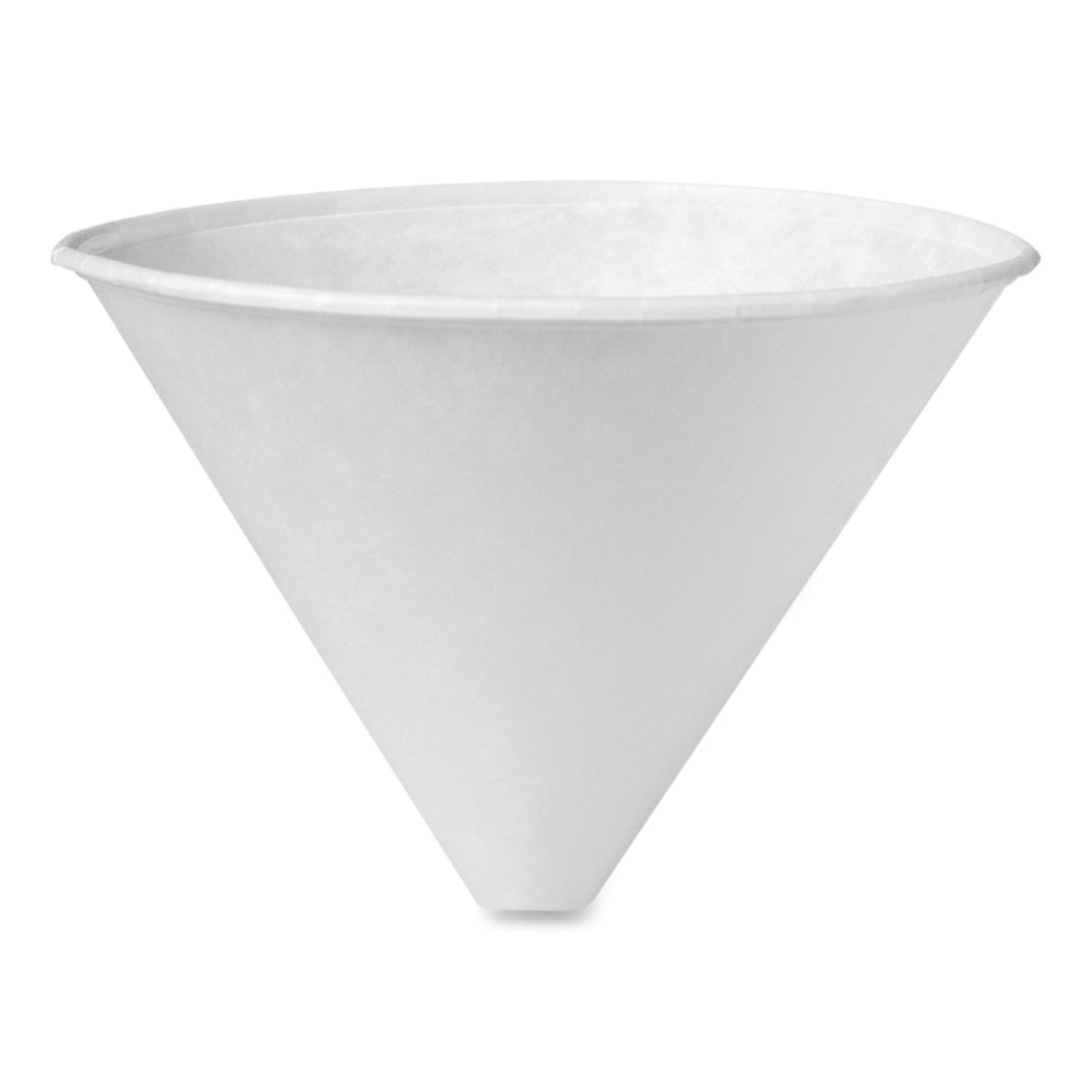 Solo Cup Bare Eco-Forward Treated Paper Funnel Cups, ProPlanet Seal, 6 Oz, White, Bag Of 250 Cups, Carton Of 10 Bags MPN:6SRX-2050