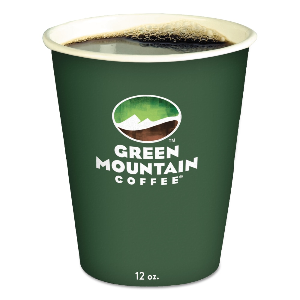 Green Mountain Coffee Paper Hot Cups, 12 Oz, Multicolor, Carton Of 1, 000 Cups MPN:93766