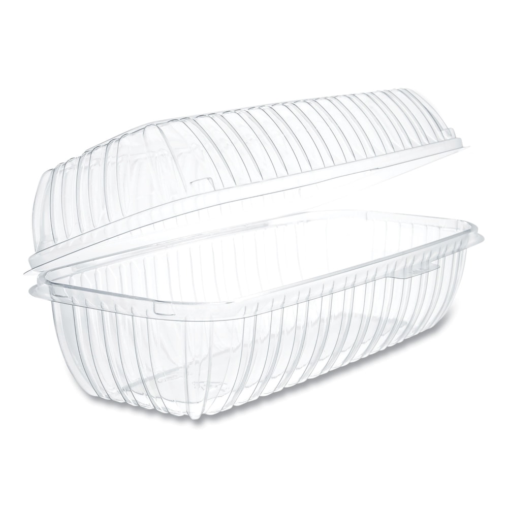 Dart Showtime Hinged Hoagie Containers, 29.9 Oz, Clear, Bag Of 100 Containers, Carton Of 2 Bags MPN:C99HT1