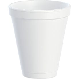 Dart® Drink Foam Cups 12 oz White 1000/Carton 12J16