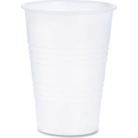 Dart® High-Impact Polystyrene Cold Cups 10 oz Plastic Translucent 100/Sleeve 25 Sleeves/CT DCCY10